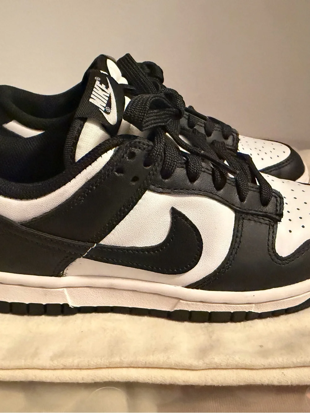 Nike Black and White Low-Top Sneakers
